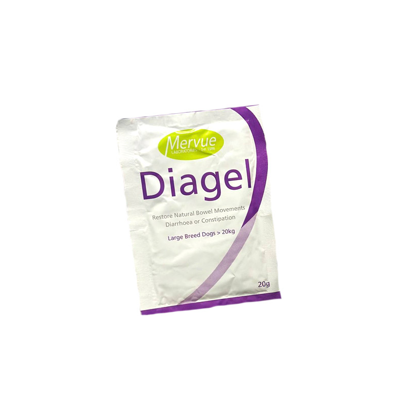 Mervue Diagel papildas nuo viduriavimo didelių veislių šunims, 20 g, 1 vnt.
