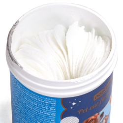 Nobleza servetėlės ausims valyti šunims ir katėms, 50 vnt.