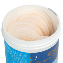 Nobleza servetėlės dantims valyti šunims ir katėms, 50 vnt.