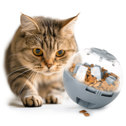 Nobleza kamuoliukas su skanėstų dozatoriumi šunims ir katėms