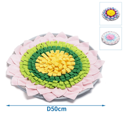 Nobleza lotuso žiedas–uostymo kilimėlis šunims ir katėms, 50 cm