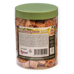 Antos Wild šaltyje džiovinti triušienos skanėstai šunims, 90 g