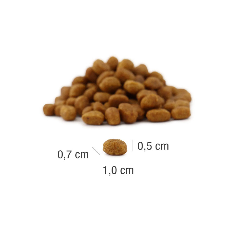 Platinum MeatCrisp sausas maistas sterilizuotoms katėms su žuvimi, 1,5 kg