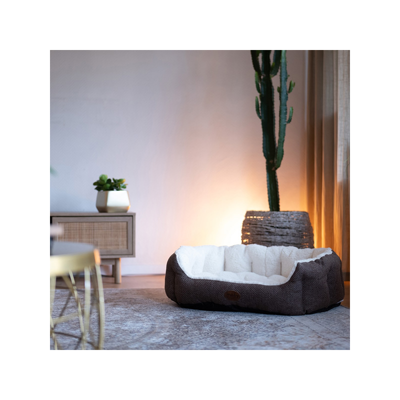 Nobby Alba rudas guolis šunims ir katėms, 45x40x19 cm