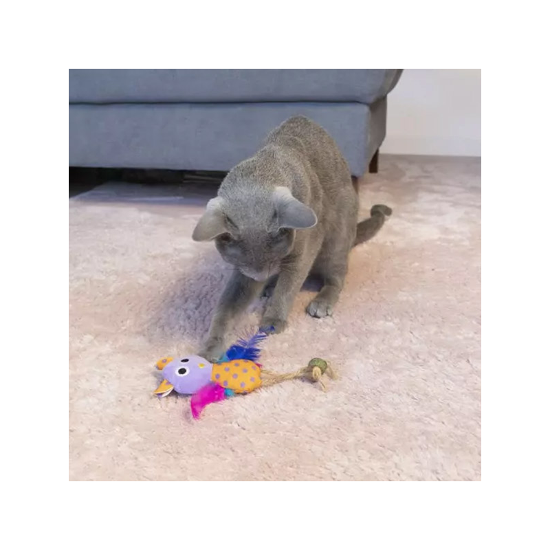 Hap pelėda žaislais katėms, 11,2 cm