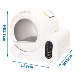 Nobleza automatinis kačių tualetas, 58x55x51,7 cm