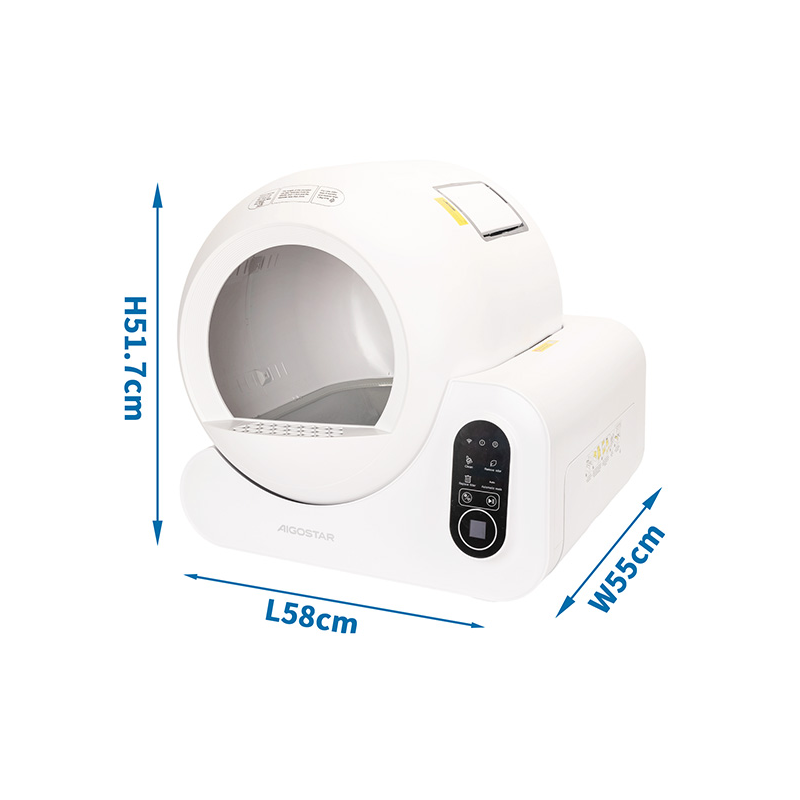 Nobleza automatinis kačių tualetas, 58x55x51,7 cm