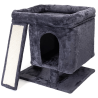 Nobleza pilka draskyklė katėms, 58x56x54 cm