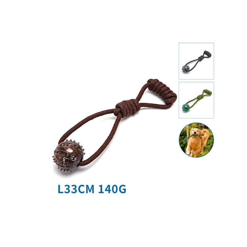 Nobleza virvė su kamuoliuku žaislas šunims, 33 cm
