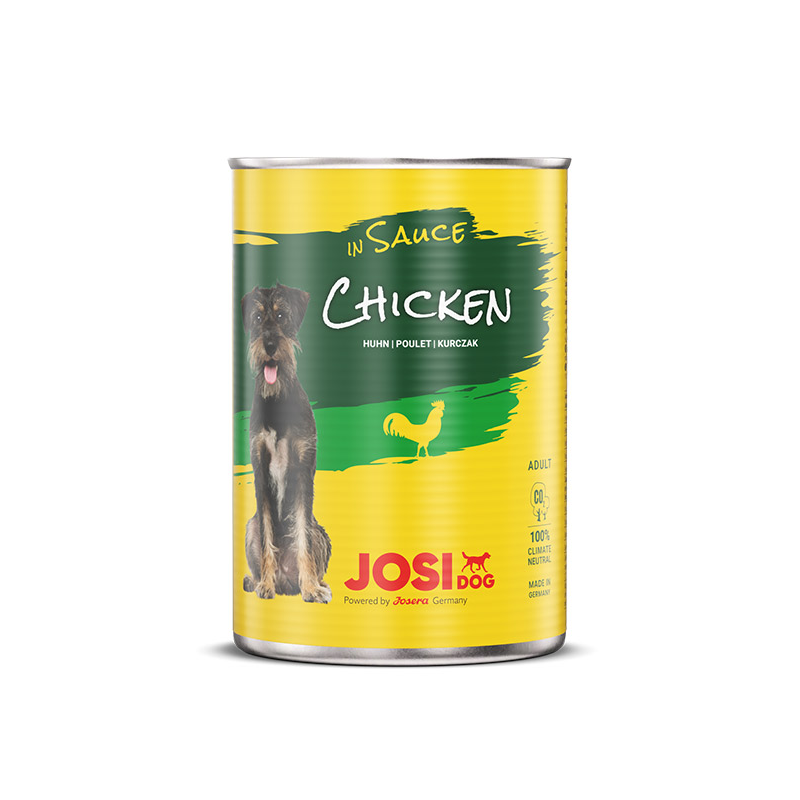 JosiDog Chicken in Sauce konservai šunims su vištiena padaže, 415 g