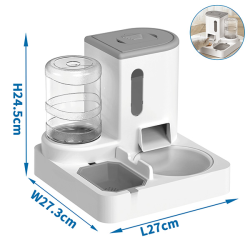 Nobleza 2in1 automatinis maisto ir vandens dozatorius šunims ir katėms