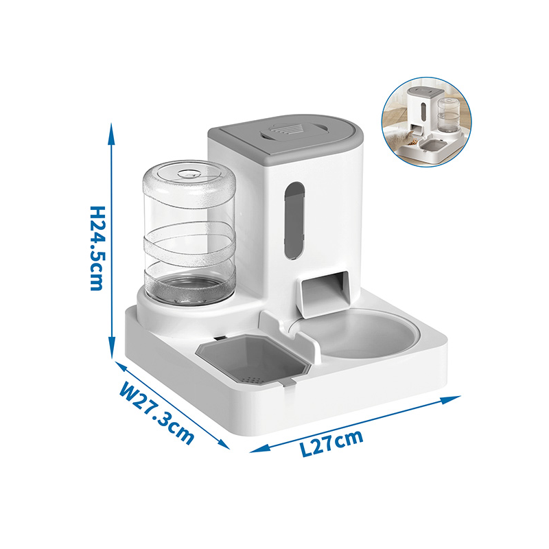 Nobleza 2in1 automatinis maisto ir vandens dozatorius šunims ir katėms