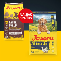 Josera Medi/Maxi Chicken&Rice sausas maistas šunims, 12,5 kg