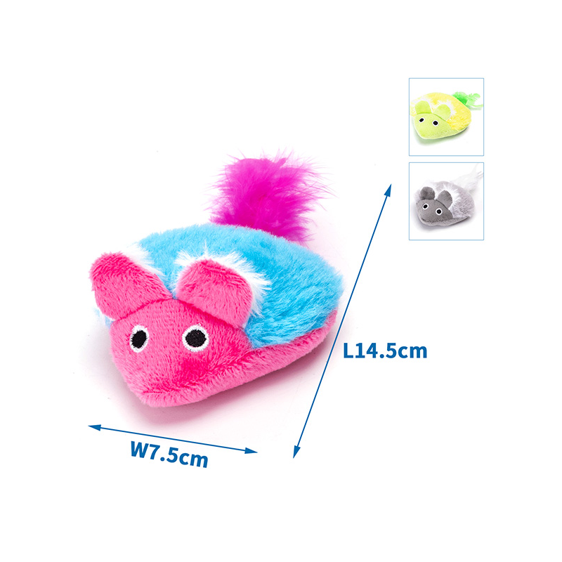 Nobleza peliukas su katžole žaislas katėms, 1 vnt.