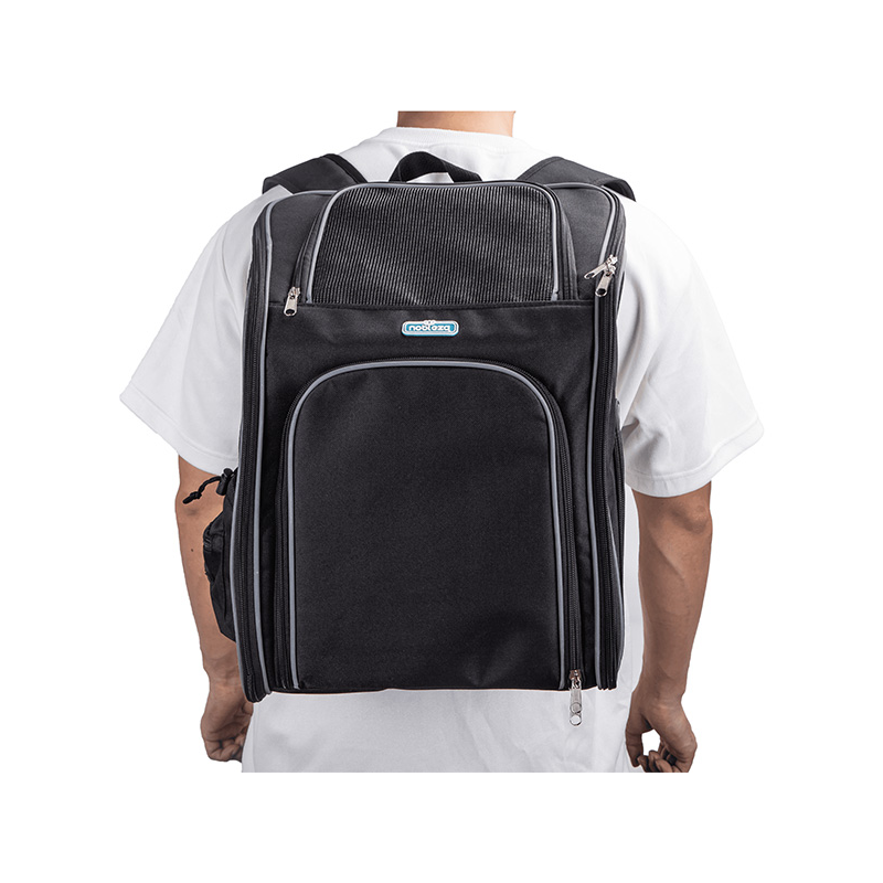 Nobleza juoda kuprinė šunims ir katėms, 32x30x42 cm