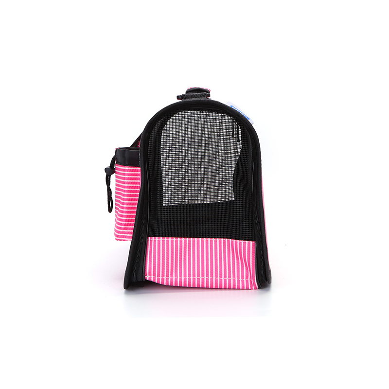 Nobleza rožinis kelioninis krepšys katėms, 45x26x20 cm