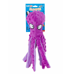 Happet violetinis pliušinis aštuonkojis žaislas šunims, 31 cm