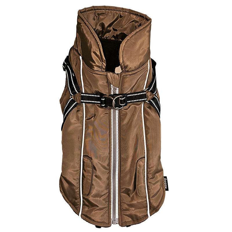 Nobby Lika 2in1 ruda striukė šuniui, 55 cm