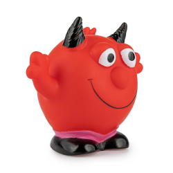 Happet raudonas monstras žaislas šunims, 13 cm