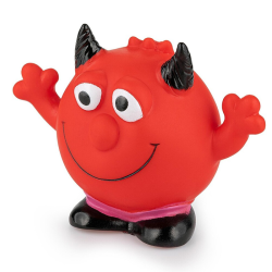 Happet raudonas monstras žaislas šunims, 13 cm