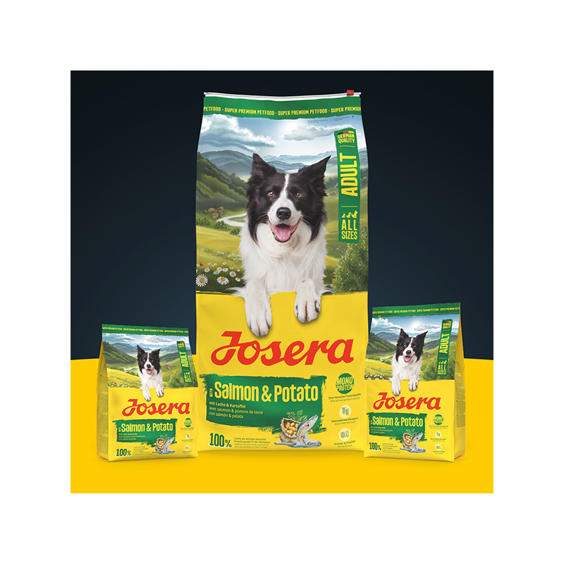 Josera All Size Salmon&Potato sausas maistas šunims, 12,5 kg