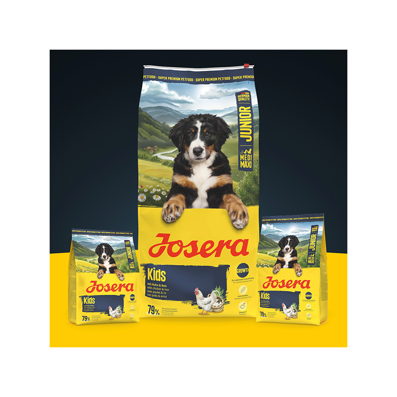 Josera Kids sausas sausas maistas šunims, 900 g