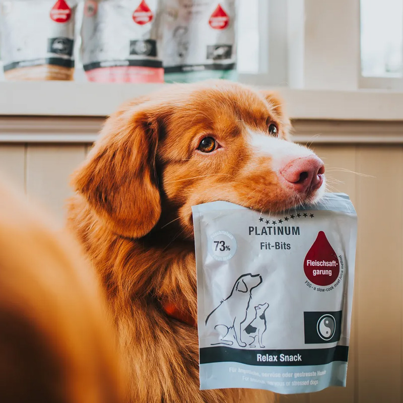 Platinum Fit-Bits Relax skanėstai su vištiena šunims, 150 g